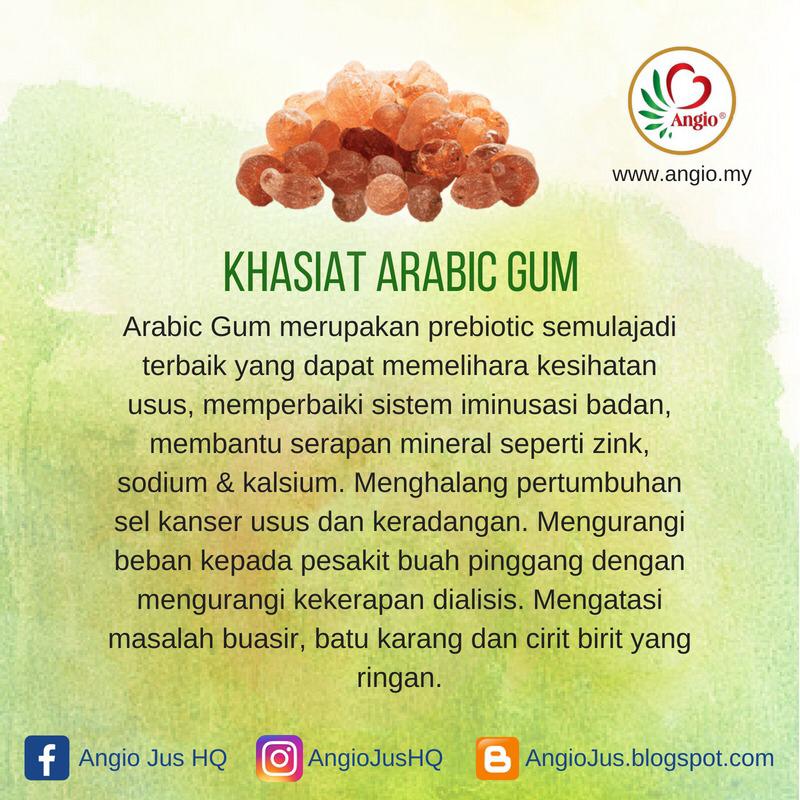khasiat arabic gum